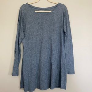 Grey Striped Tunic - Size Medium